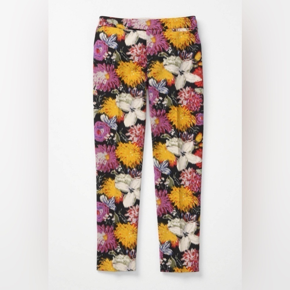 ANTHROPOLOGIE - Elevenses - Tropica Slim trouser. Size 8